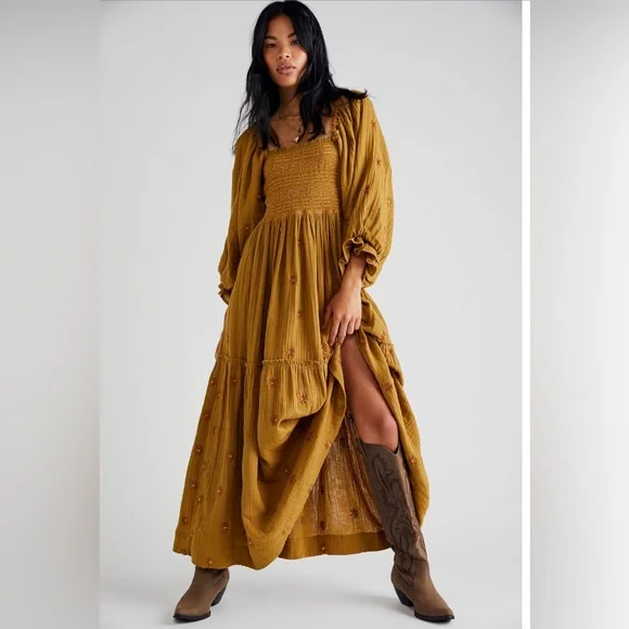 Free People | Dresses | Free People Dahlia Embroidered Maxi Dress | Poshmark Free People | Dresses | Free People Dahlia Embroidered Maxi Dress | Poshmark